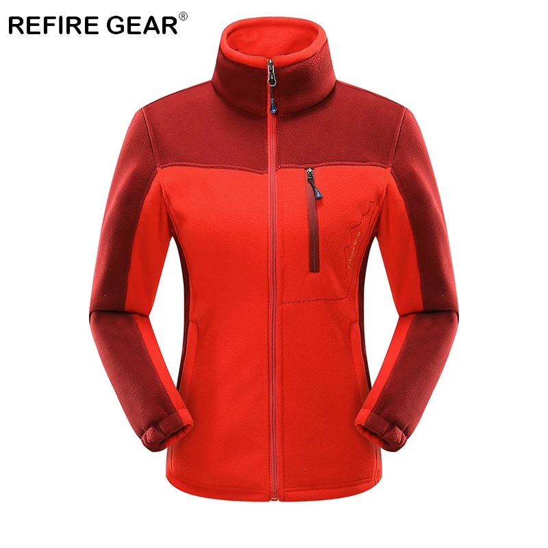 Куртка ReFire Gear женская теплая флисовая одежда для спорта на открытом воздухе