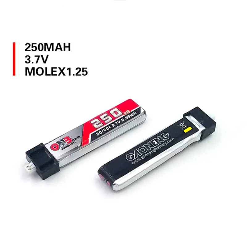5 шт. GAONENG GNB 1S 250mAh 3,8 V/3,7 V 30C/60C HV Lipo батарея для QX65 Blade Nano QX CPX MSR индуктрикс FPV Tiny7 Beta65S Дрон - Цвет: 5PCS 3.7V with MX