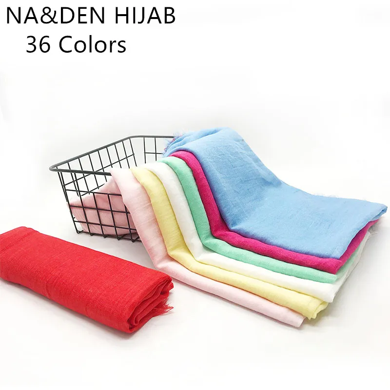 

1pcs hot sale oversize cotton tassels plain women scarf fashion solid viscose long shawls Muslim basic hijab head