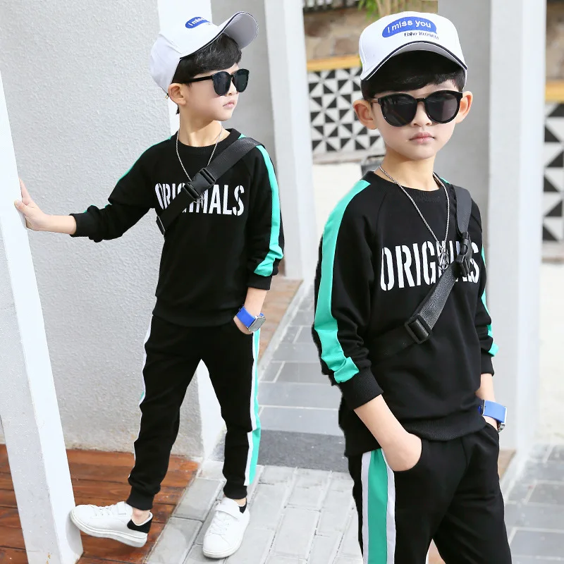 Новинка 2019 весенне-осенний комплект одежды для студентов детская спортивная