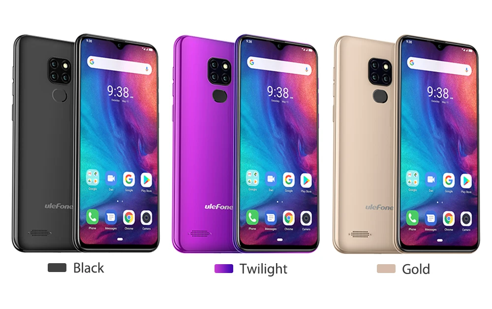 Ulefone Note 7P Smartphone Android 9.0 Quad Core 3500mAh 6.1 inch Waterdrop Screen 3GB+32GB Mobile phone