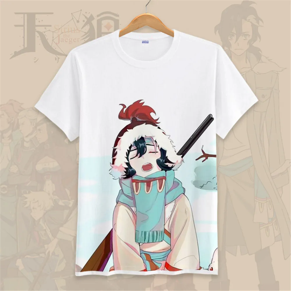 Футболки с короткими рукавами Sirius the Jaeger рубашки для косплея Аниме Манга Shiriusu za Yega