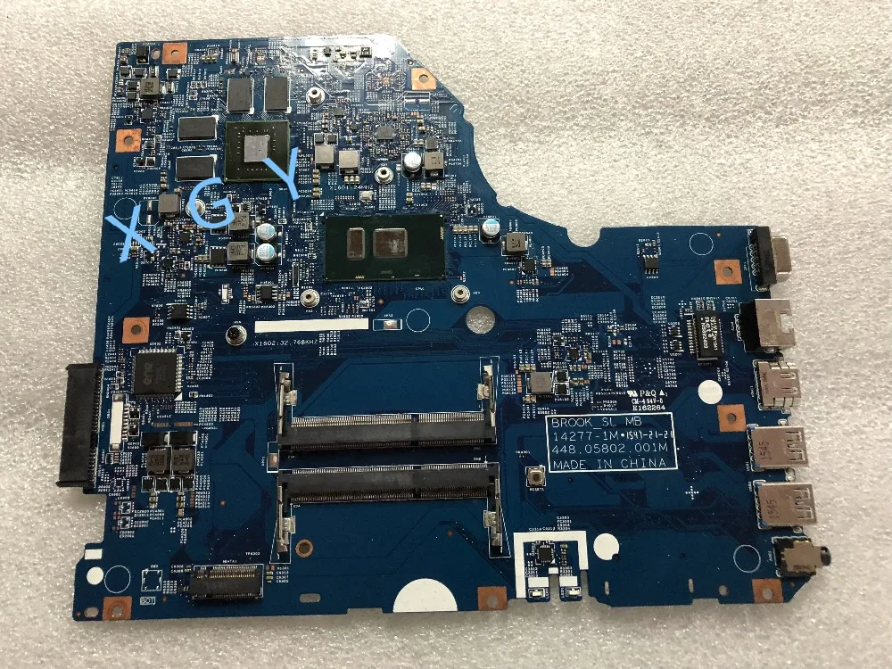 

For Acer E5-772G P277 P277-MG i7-6500U Laptop Motherboard BROOK_SL 14277-1M 448.05802.001M Mainboard MainBoard 100% Tested ok