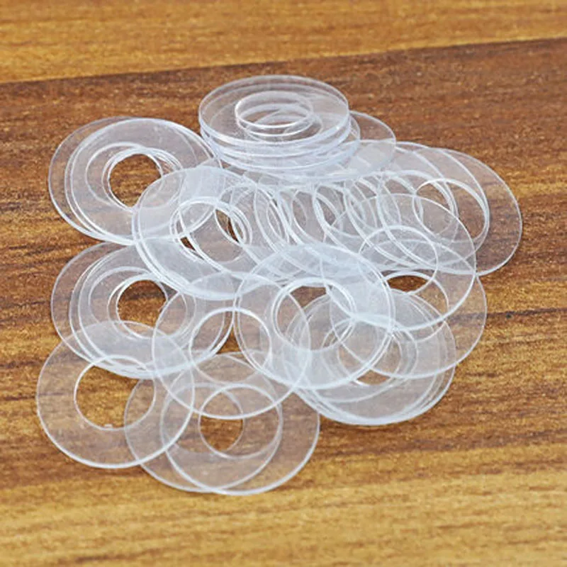 High Temperature Resistance PVC Transparent Gasket Insulation Plastic Washer Ultra-thin plastic Round Flat Pad M2M3M4-M6 | Обустройство
