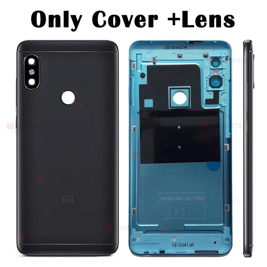 Новый оригинальный корпус для Xiaomi Redmi Note 5 Pro крышка аккумулятора запасные части