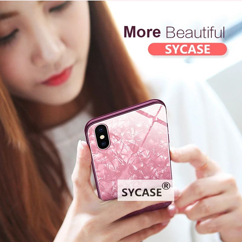 Sycase для Huawei Honor 9 10 V9 V10 lite enjoy 7A 7X 7C чехол закаленное Стекло на заднюю часть