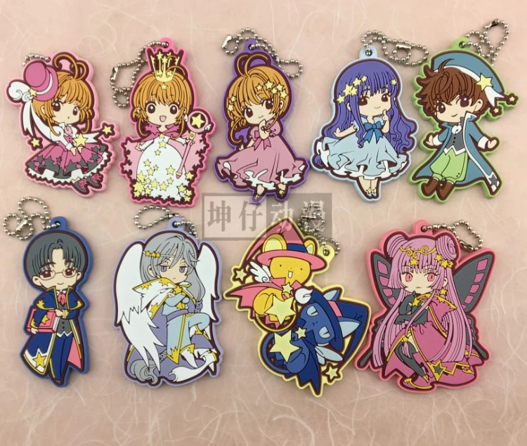 Резиновый брелок KINOMOTO SAKURA Anime CARDCAPTOR Tomoyo daiduji | Украшения и аксессуары