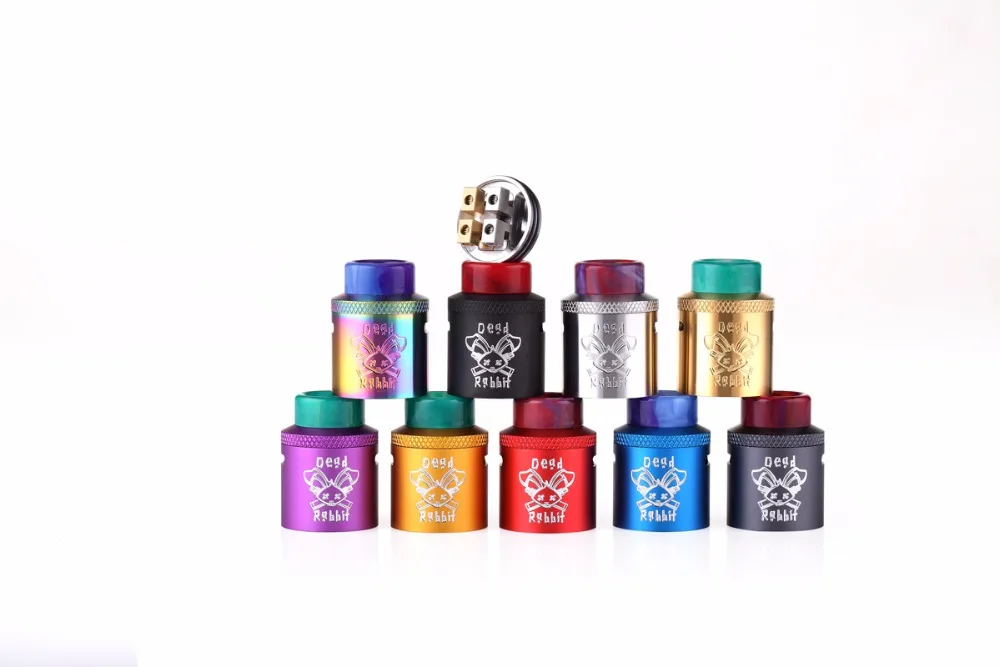 Оригинальный алюминиевый бак Hellvape Dead Rabbit BF RDA с одной/двойной катушкой Vape для vapor