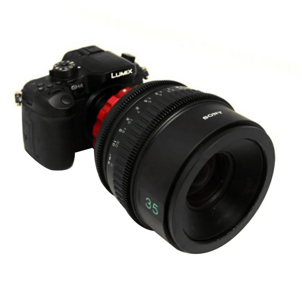 Кольцо адаптер для объектива PL Shot to Micro 4/3 камер Panasonic GF GH BMPCC MFT BMCC BMPC M43|Адаптеры