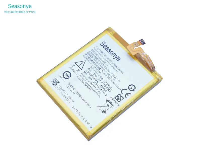 Seasonye 3030mAh / 11.67Wh HE328 HE 328 телефонный Сменный аккумулятор для Nokia 8 батарея 2 шт./лот |