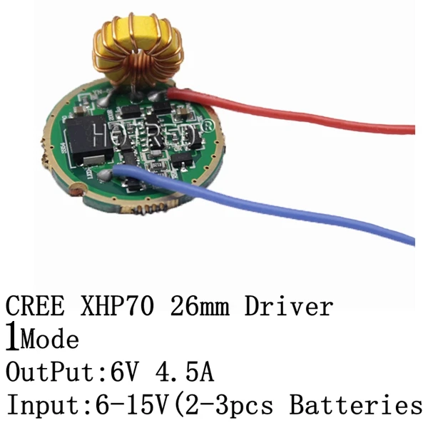 

HotRed 20W30W XHP70 светодиодный драйвер 6В