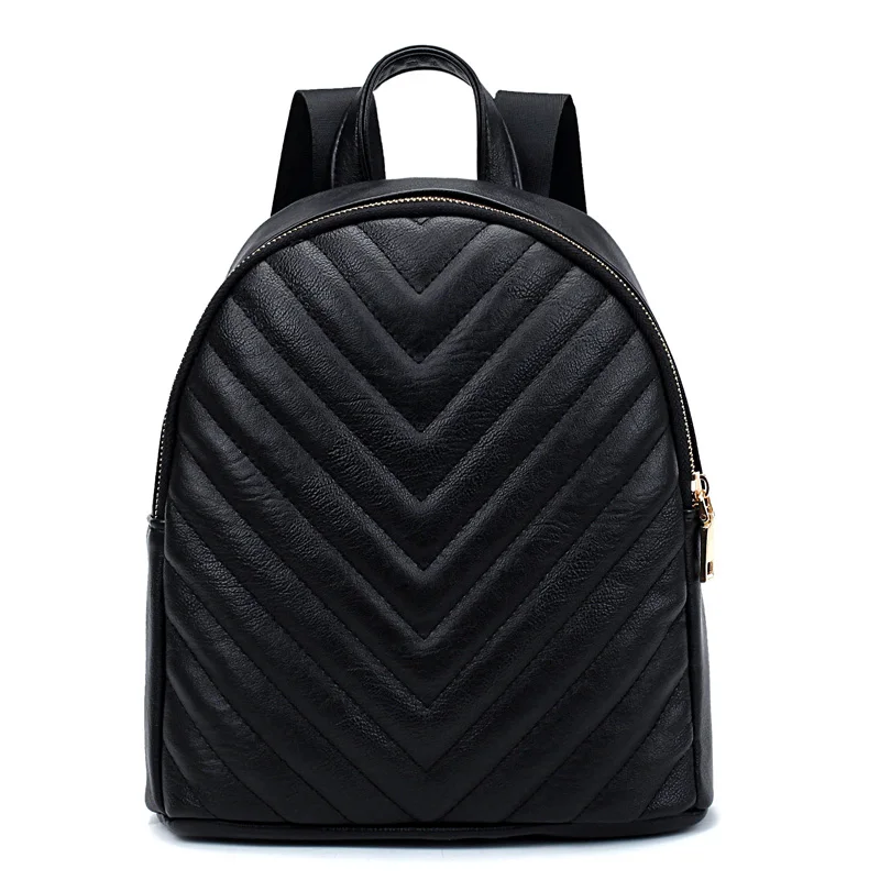 2016 Дизайн Одежды Кожа PU Женщин Рюкзак Случайные Школьные Сумки Для Подростков