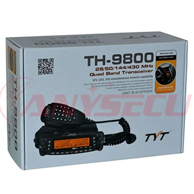 Цен! TYT TH 9800 quad band 26 33 MHz/47 54 MHz/136 174 MHz/400 480 MHz Мобильный приемопередатчик TH9800|mobile