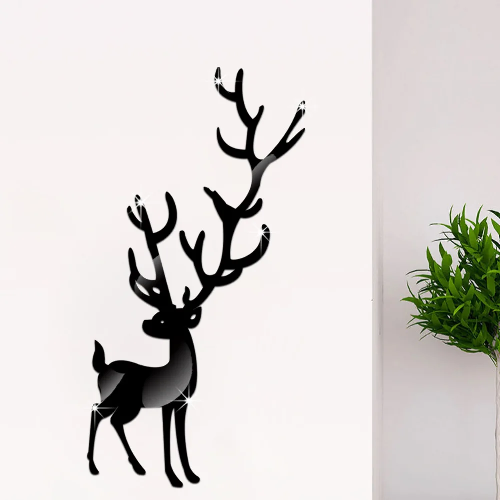 Funlife домашнее украшение для детского дома Зеркальная Наклейка ТВ фон Анимация