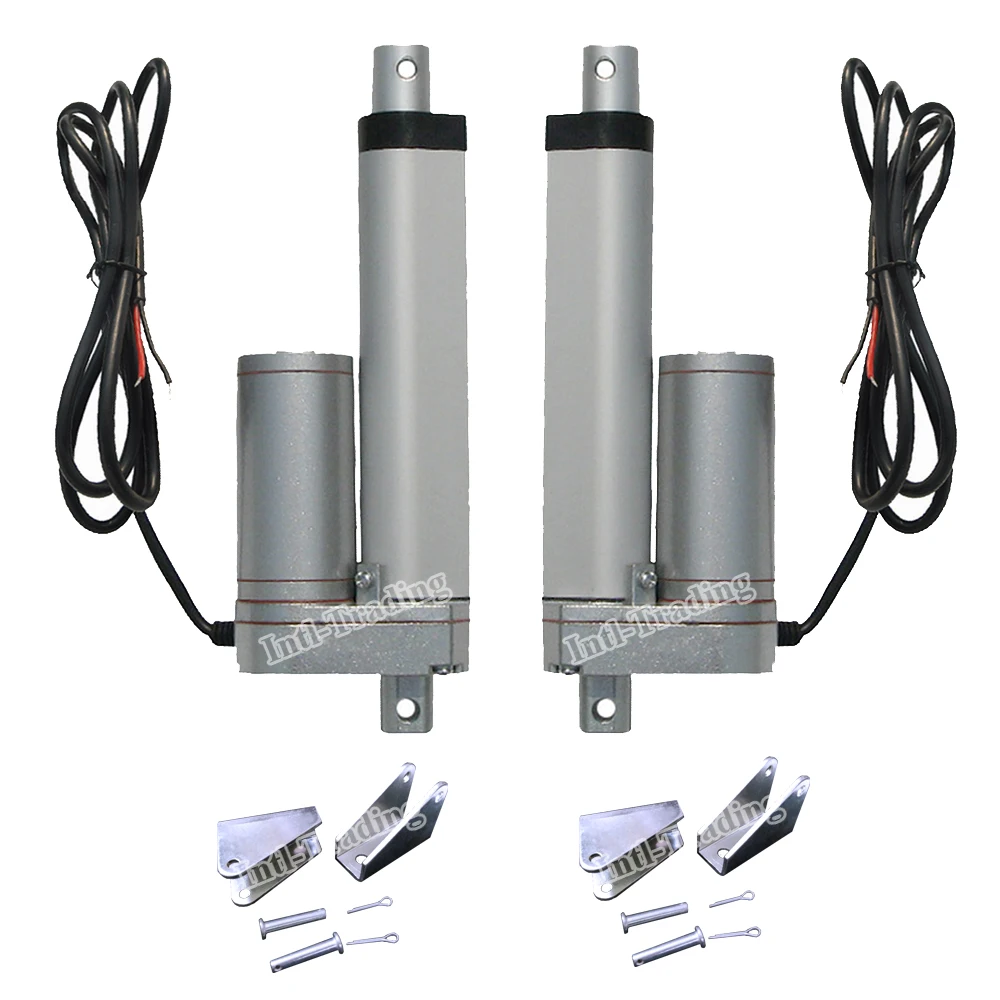 Набор из 2х водонепроницаемых линейных приводов и монтажных кронштейнов класс