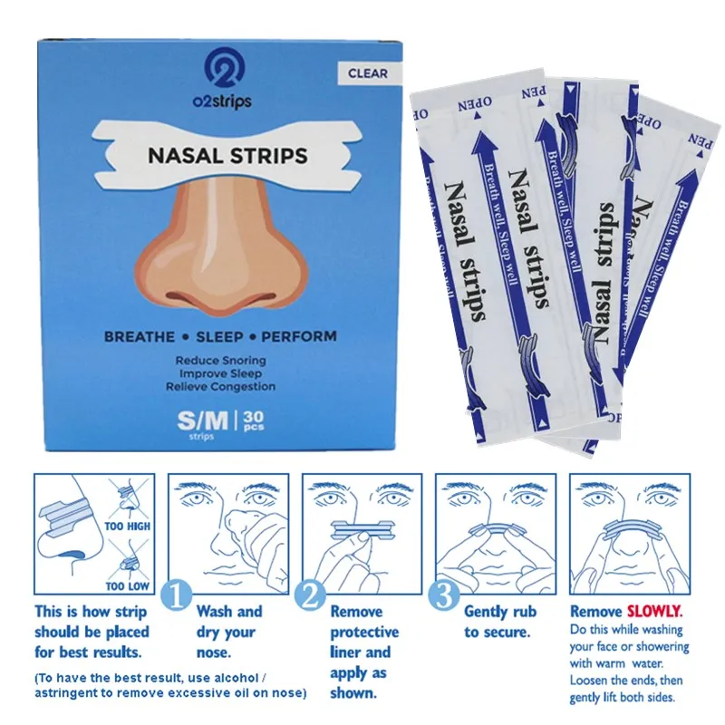 

Stop snoring Transparent Nasal Strips Anti Snore Easier Breathe Nose Strips Right Way To Stop Snoring Better Breathe