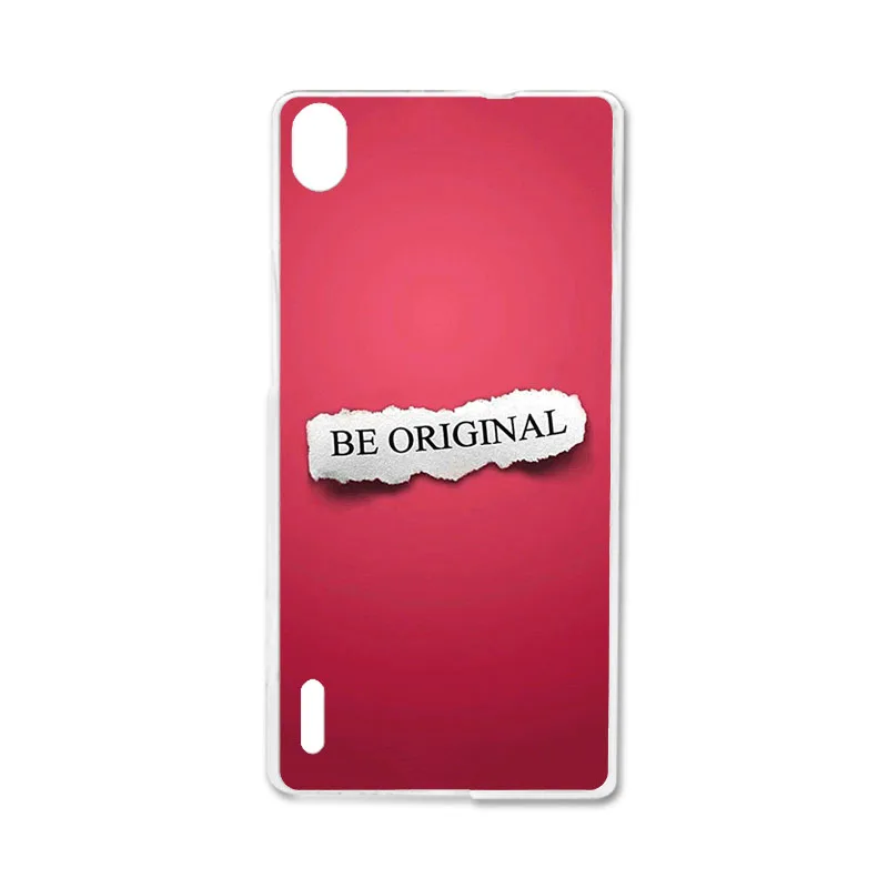 J135 Ojeleye DIY узорный силиконовый чехол для huawei Ascend P7 Чехол Мягкий ТПУ чехол на телефон с изображениями героев мультфильмов для huawei P7 Чехлы противоударный чехол - Цвет: J135