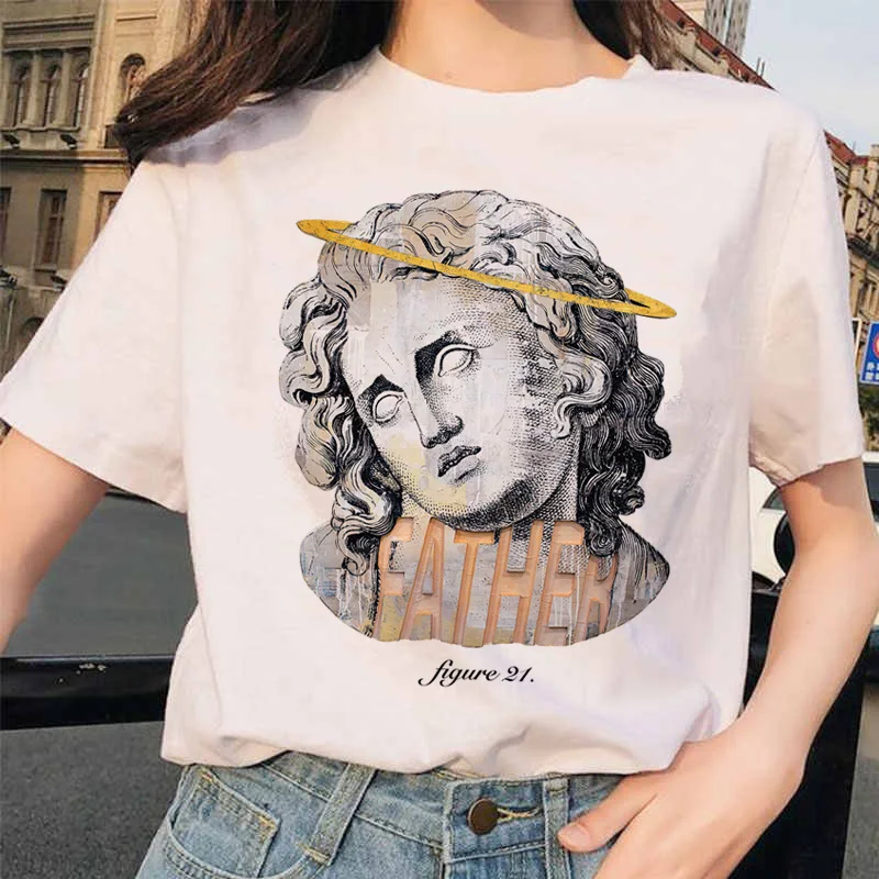 Футболка Vaporwave женская футболка Давид Микеланджело кавайная эстетика корейские
