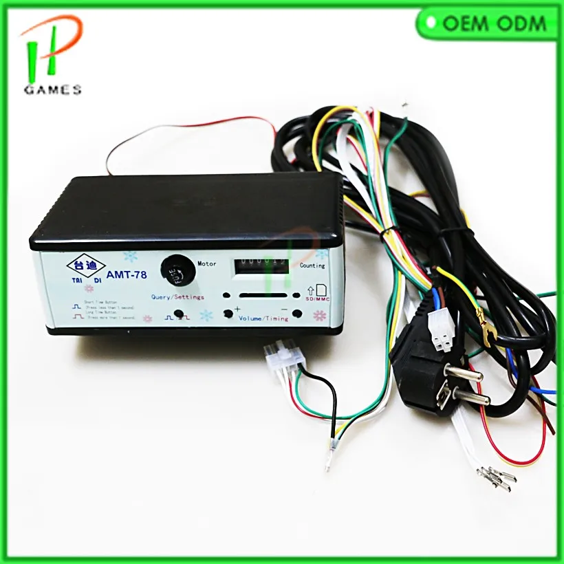 

Детские качели машина английская версия контроллер коробка с Европейским шнуром питания 110В/220В контроллер Детские аксессуары для езды