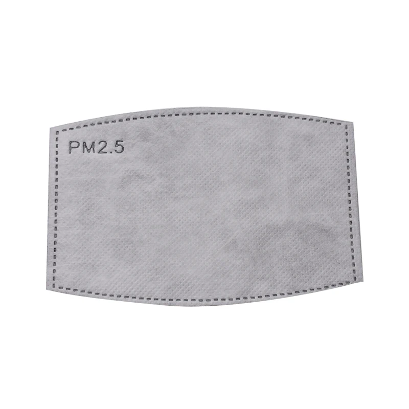 20 шт. PM2.5 фильтр с активированным углем Сменные противодымные пылезащитные маски фильтр бумажная вставка защитный фильтр ткань для маски