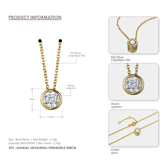 Gold CC 925 пробы, серебряное ожерелье, сделай сам, стильный чокер, подвеска, на заказ, имя, буква, модные ювелирные изделия, ожерелье s для женщин - Цвет камня: Gold