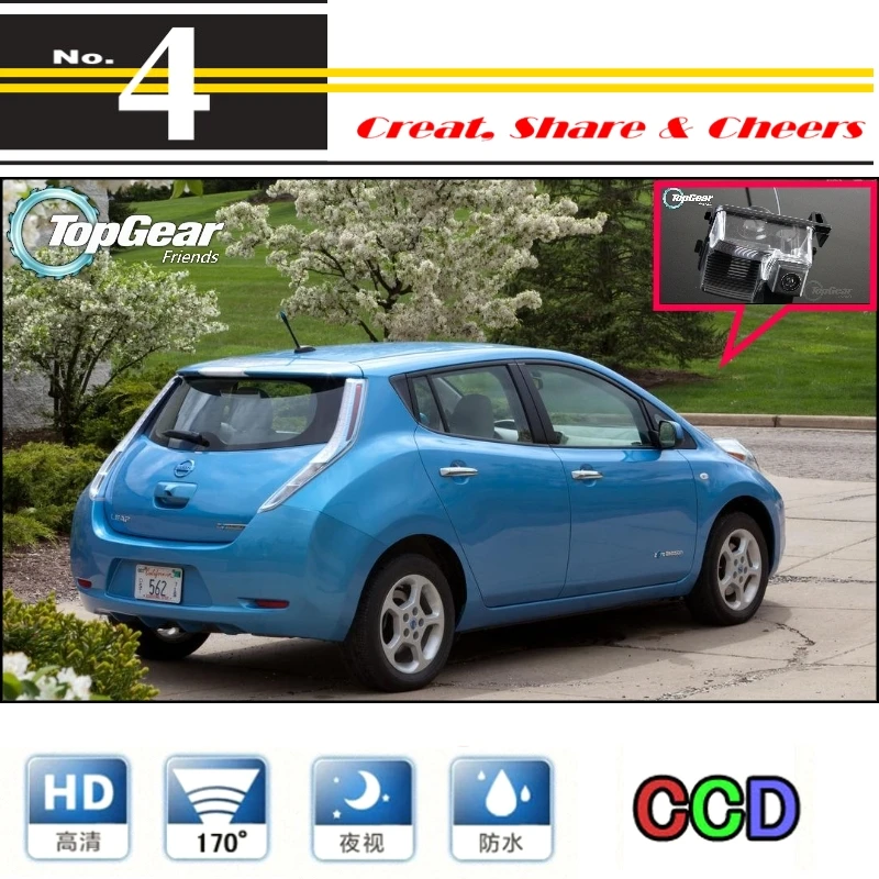 Liislee для Nissan Leaf Автомобильная камера заднего вида высокого качества PAL / NTSC