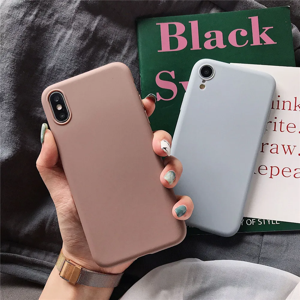 Мягкий силиконовый чехол из ТПУ карамельного цвета для Samsung J3 J5 J7 2018 J310 J510 J710 J330 J530