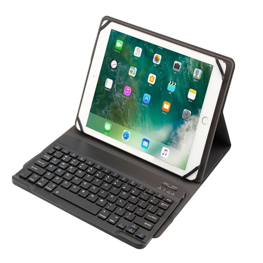 Съемный чехол с Bluetooth-клавиатурой Чехол для iPad 9 7 дюйма Samsung T580 T560 HuaWei до 10 5 дюймов
