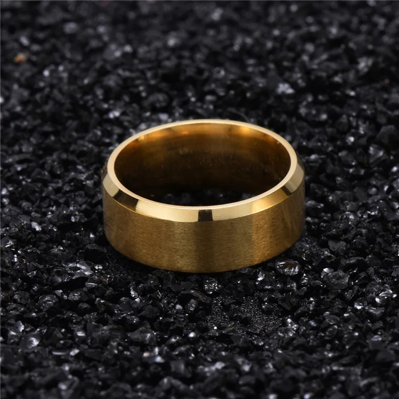 Высокое качество с шармом 3 цвета Золото Цвет Нержавеющая сталь модное кольцо для