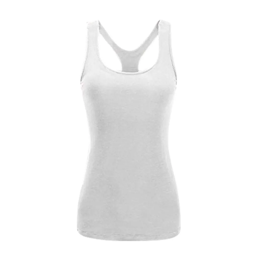 Для женщин тренировки Спорт Йога открытыми плечами Твердые Strappy Basic рубашка, майка, Топы Бег Одежда для Womem Лидер продаж
