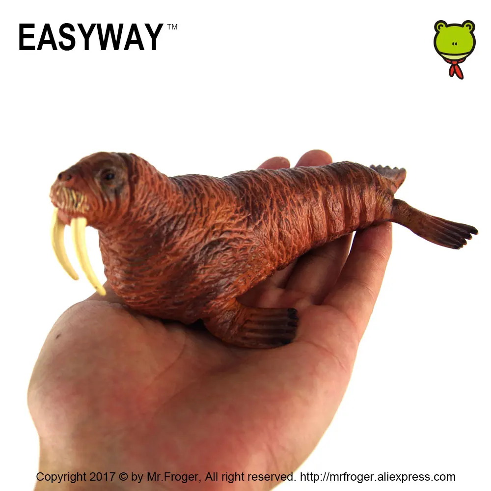 EASYWAY Sea Walrus фигурки животных игрушки для детей Sealife модель мира украшение