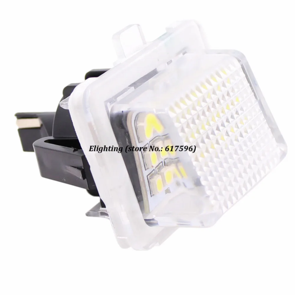 Светодиодная лампа для номерного знака 18 SMD 2 шт. MERCEDES BENZ W212 E250 E300 E350 E500 E550 E63 AMG|light for