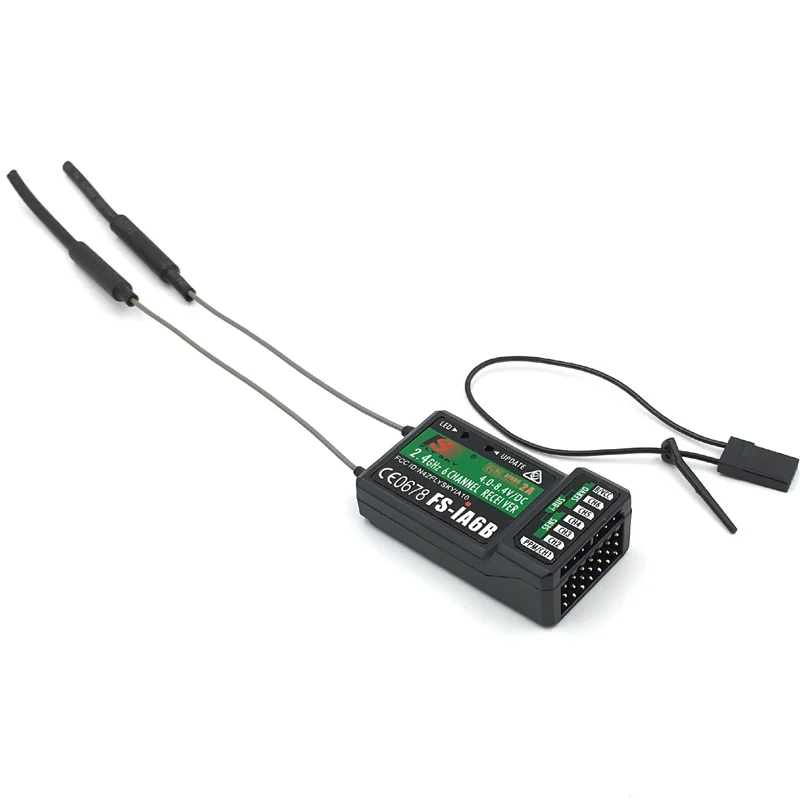 Flysky 2 4G 6 канальный приемник iA6B PWM выход PPM с портом iBus совместимый i6S i6X i8 i10 i6ch i6X|ppm
