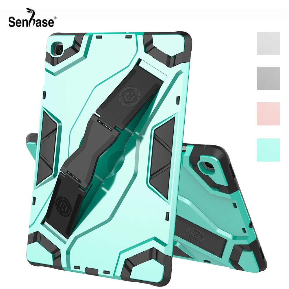 

Shockproof Armor TPU+PC Portable Hand Strap Stand Tablet Cover For Samsung Galaxy Tab S5e 10.5 inch SM-T720 SM-T725 Case