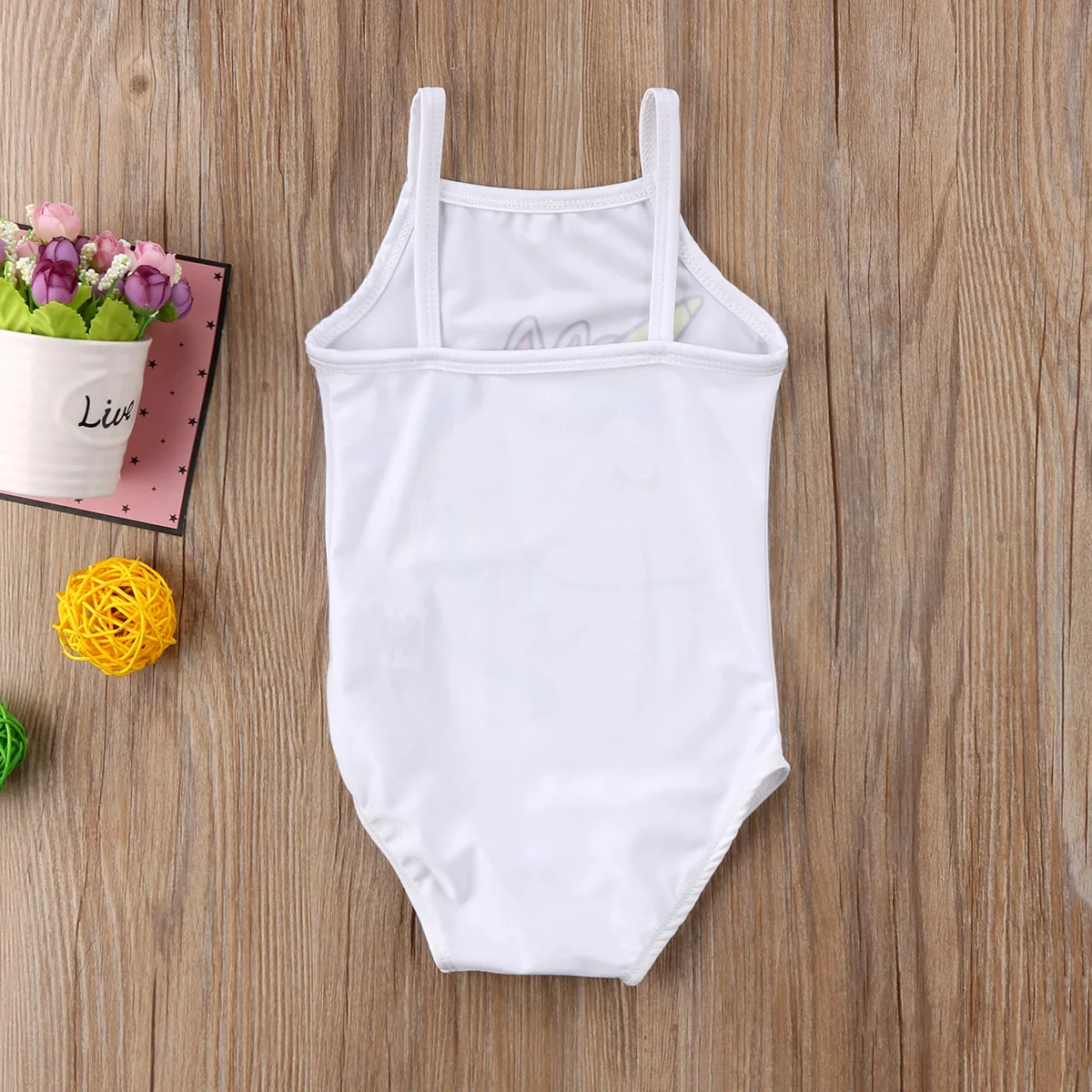 Emmababy милые новорожденные дети девочки Единорог цельный плавательный костюм без