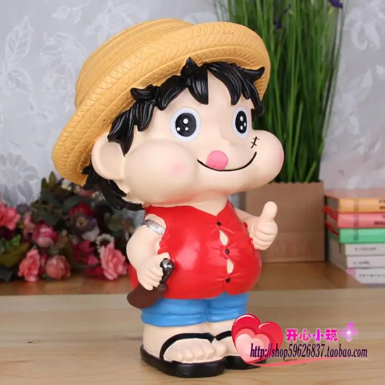 Free shipping ! One Piece Luffy money pot piggy cartoon characters gift ideas birthday | Дом и сад