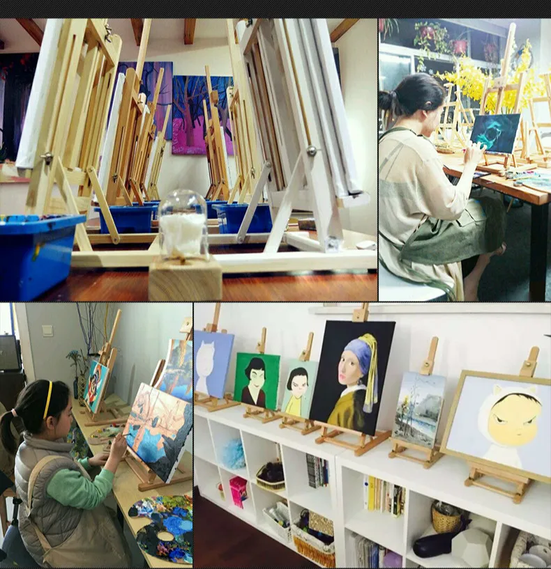 Настольный мини-мольберт Caballete De Pintura Artist масляная акварельная картина мольберт стенд живопись аксессуары деревянный мольберт стол для рисования