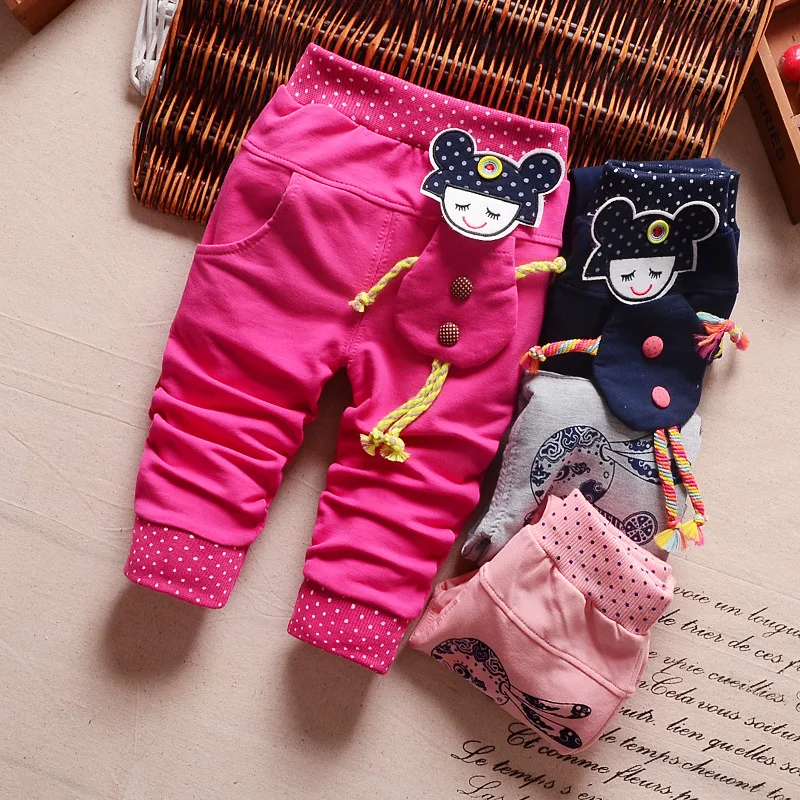 Современный Стиль Весна Осень Новый Дизайн Девочка Брюки Новорожденной Девочки