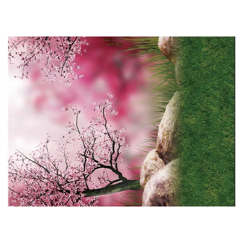 Top Deals 5x7ft Thin Vinyl Studio Photography Backdrop Pink Flowers Photo Background | Электроника