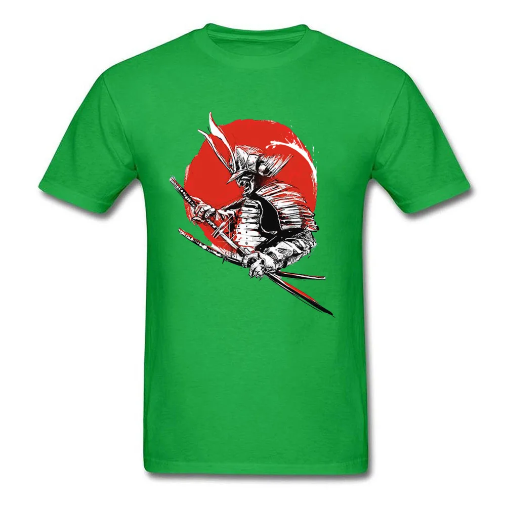 Черные футболки Bushido Sunset Samurai Warrior Японский топ и Хлопковые с круглым вырезом