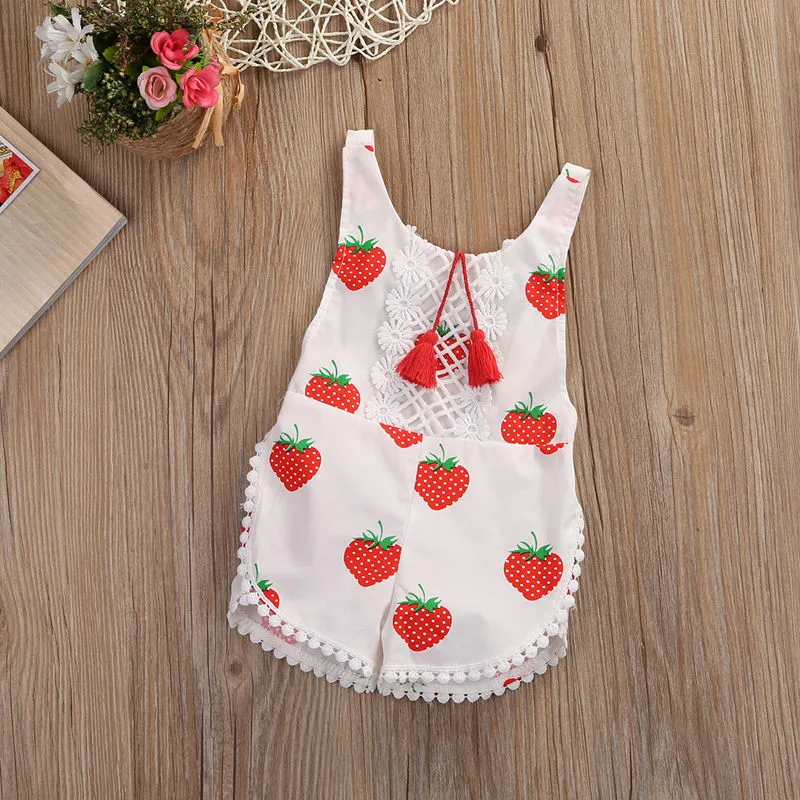 Милый детский хлопковый костюм для новорожденных девочек с бахромой и