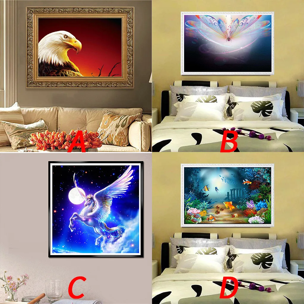 5D полный квадратный вышитые картины горный хрусталь наклеенные DIY Алмазная