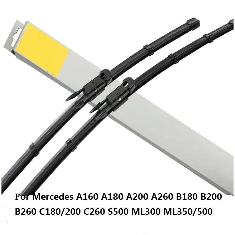2 шт./компл. стеклоочистителей Специальные щетки для Mercedes Benz A160 A180 A260 B180 B200 C180/200 S500
