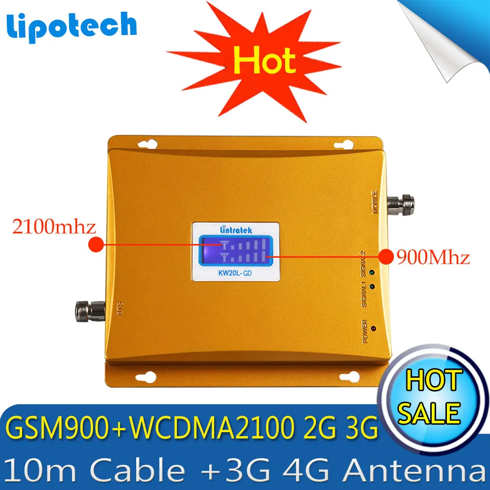 Diy Set Top Качество Усиления GSM900mhz + WCDMA2100mhz Двухдиапазонный Мобильный Сотовый