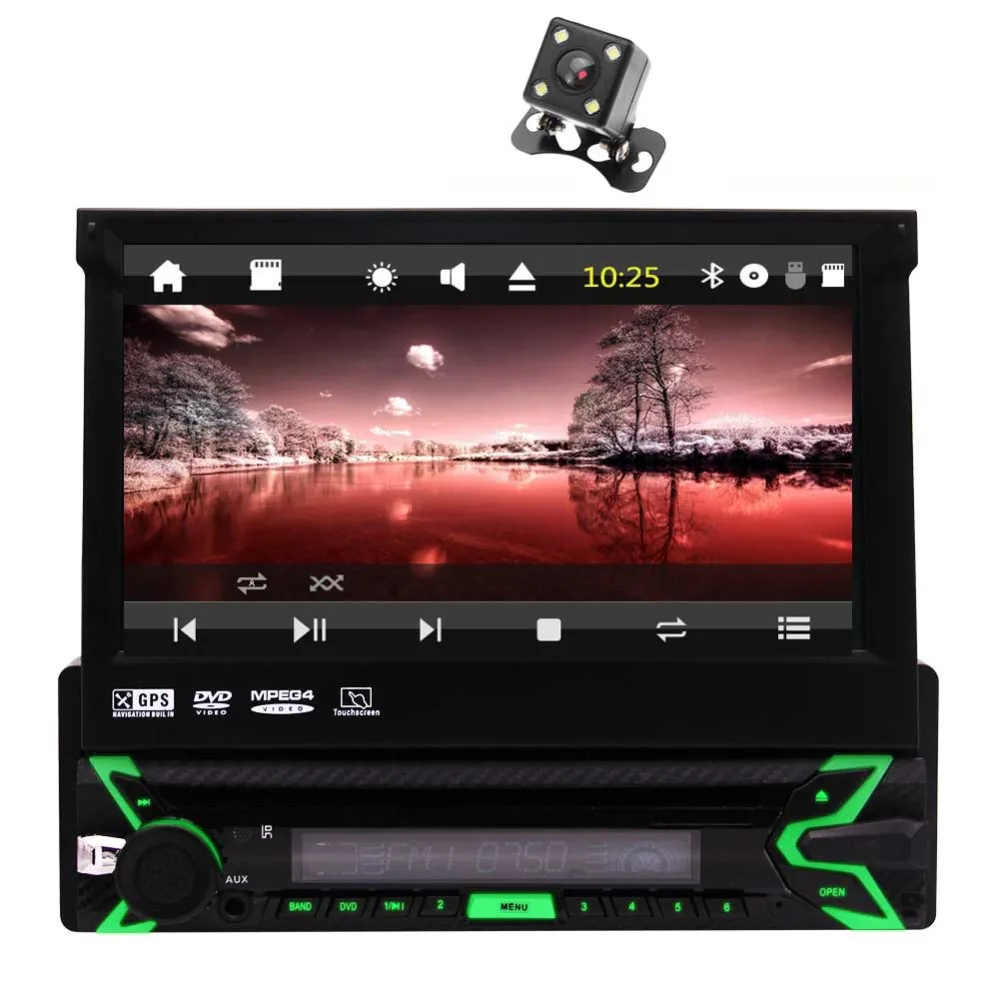 Емкостный сенсорный экран DVD плеер универсальный в тире gps навигационный