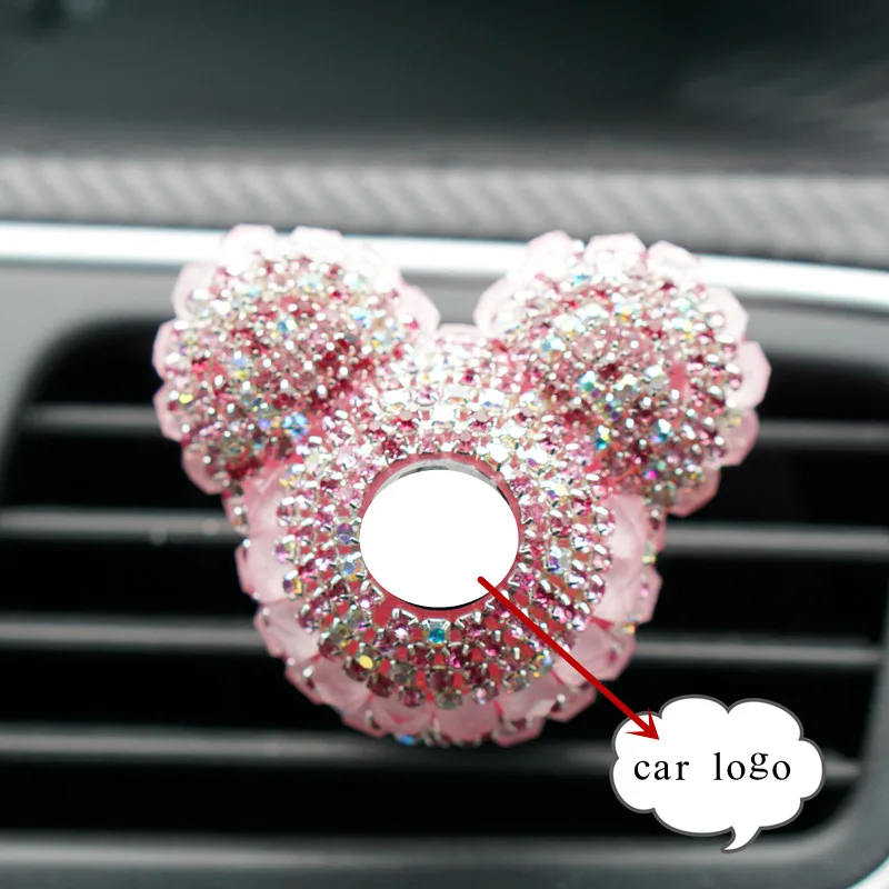 Crystal Car Air Freshener Lady Perfume Clip Cute Auto Conditioner Outlet Fragrance Diffuser Gift Interior Styling | Автомобили и
