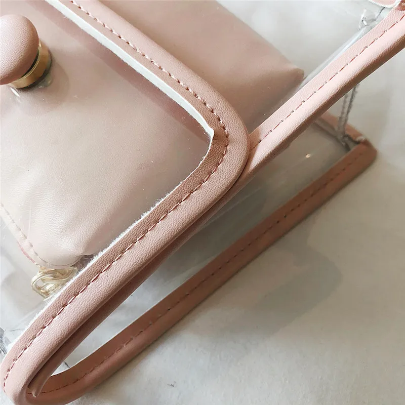 Прозрачная простая женская сумка через плечо 2019 мессенджер bolsa feminina sac a main