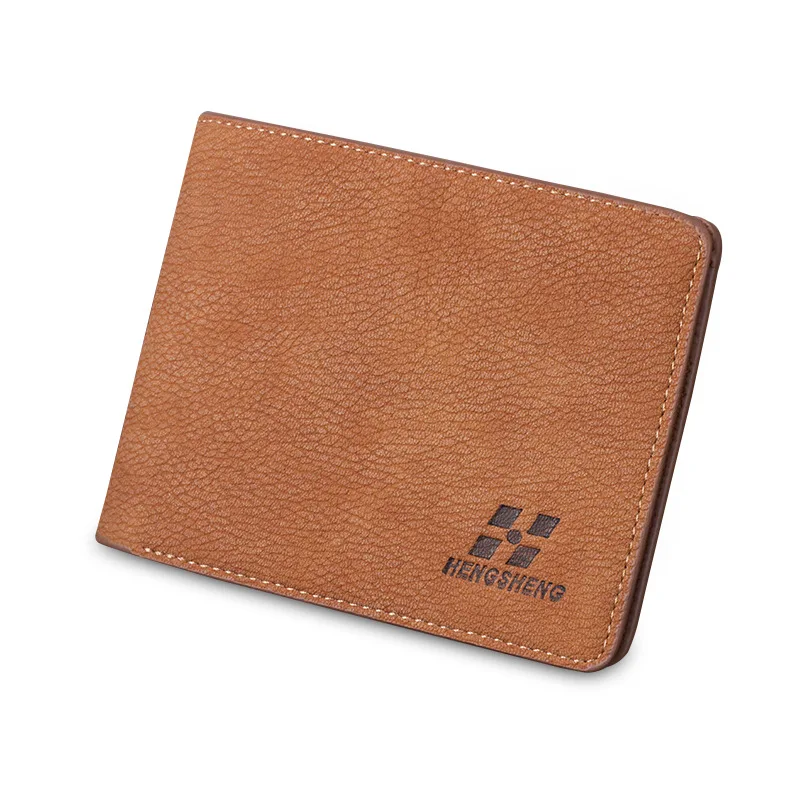 2017 Мужской кожаный брендовый Роскошный кошелек винтажный минималистичный