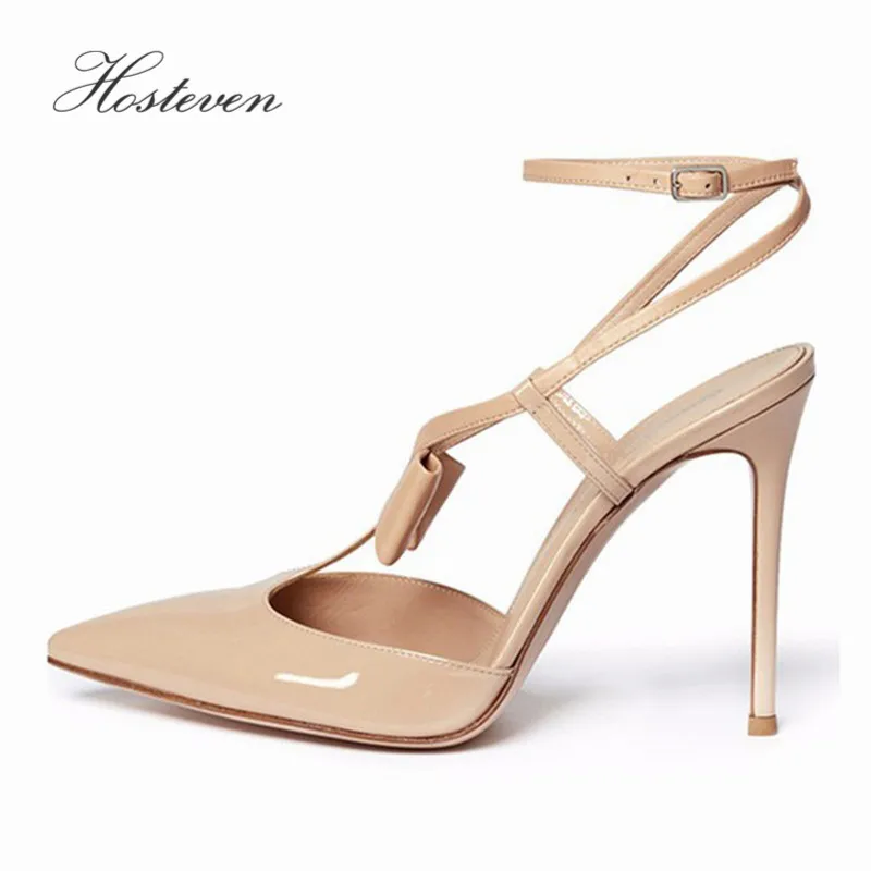 Hosteven Женская обувь Офисные Сандалии для девочек острый носок Повседневное