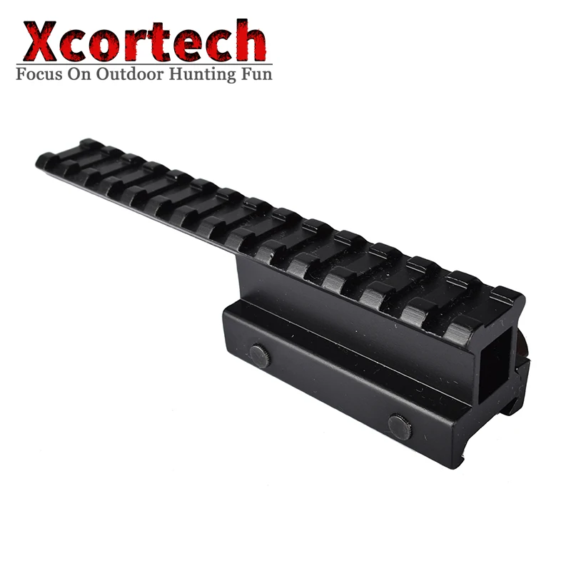 Тактический 3/4 &quotRiser Scope Mount Base Flat top Picatinny Rails Riser Extended Long 20 мм Weaver Rail для AR15 Carbine